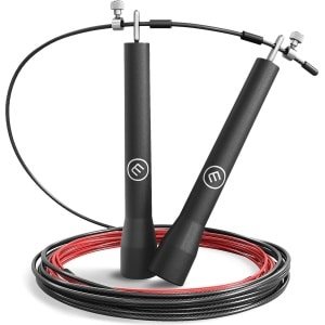 Springtouw Speed Jump Rope met Trainingsgids & Reservekabel - Professionele Cardio Fitness voor Dames en Heren