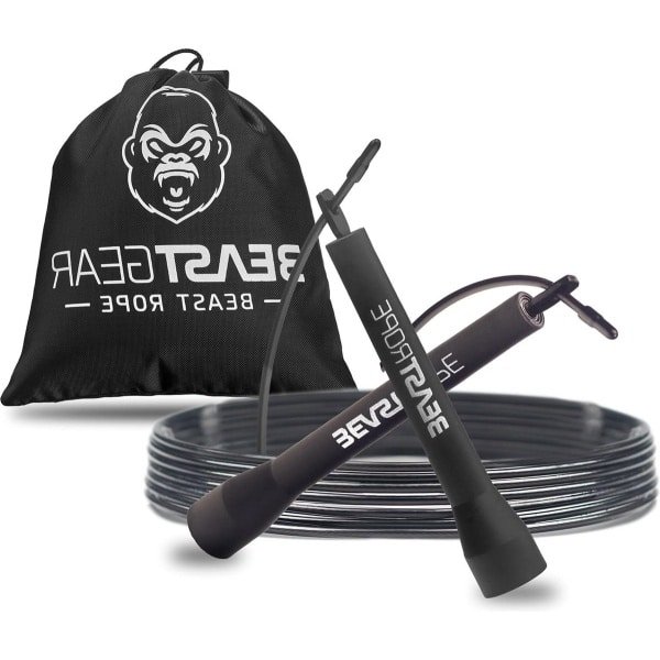 Springtouw - Touwtje springen Speed Rope Fitness MMA Crossfit Intervalltraining 499 g