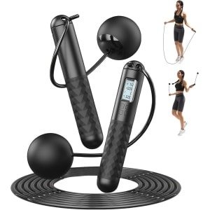 Springtouw met LED-display en verstelbare lengte voor cardio training