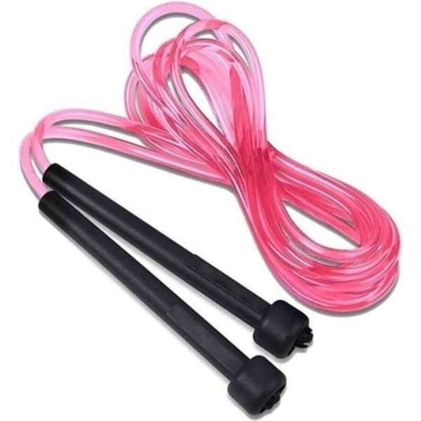 Springtouw voor volwassenen en kinderen - fitness crossfit - roze springtouw mat