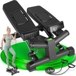 Stepper Fitness - Hometrainer - Crosstrainer Mini - Zwart