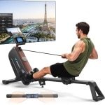 Stille Magnetische Roeitrainer met Verlengde Rails voor Verbeterde Bewegingsvrijheid