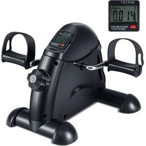 Stoelfiets Bewegingstrainer - Bureaufiets - Deskbike - Bureau Fiets - Fitness Fiets - Stoel Fiets - Beentrainer - Mini Hometrainer - Met LCD monitor