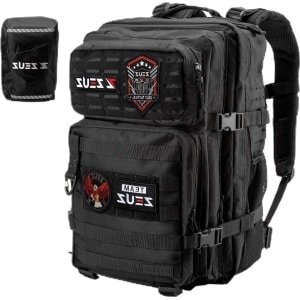 Tactical Rugzak Dames & Heren - Fitness CrossFit Backpack Sporttas - Militaire Army Bag - Sport Tas 45 Liter Zwart