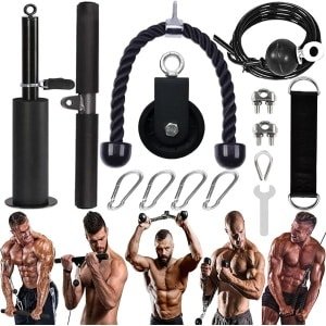 Thuis Fitness Katrol Kabel Systeem voor Krachttraining Biceps Triceps Schouders en Rug