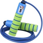 Titel: Counter Speed Rope with Comfortable Non-Slip Handles for Crossfit Boxing Training and Fitness