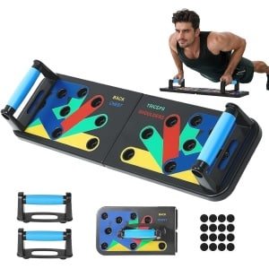 Trainingsstation Push-up Plank met 13-in-1 Grepen voor Fitness en Krachttraining