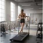 Treadmill 3-in-1 Walking Pad met Leuning & Helling - 12 km/u - Opvouwbare Loopband voor Thuis & Kantoor - Stil, Compact & Draagbaar - LED-Display + Afstandsbediening - 100 kg Draagkracht - Altameubel