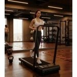 Treadmill Inklapbaar met 9% Helling - 12 km/u Loopband met Borstelloze Motor, Compact Walkpad voor Thuis, 136 kg Draagkracht, Ultra Stil & Schokabsorberend - Altameubel