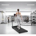 Treadmill Opvouwbare Elektrische Loopband met Helling 12 km/u - Walking Pad met LCD-Display, 1400W Stille Motor, Schokdemping & Ruimtebesparend Ontwerp - Voor Thuis & Kantoor - Altameubel