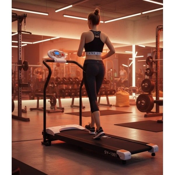 Treadmill PowerRun 750 Loopband voor Thuis - Inklapbare Elektrische Loopband 1-10 km/u, LCD-Display, 3 Programma's, Ruimtebesparend & Veilig - Altameubel