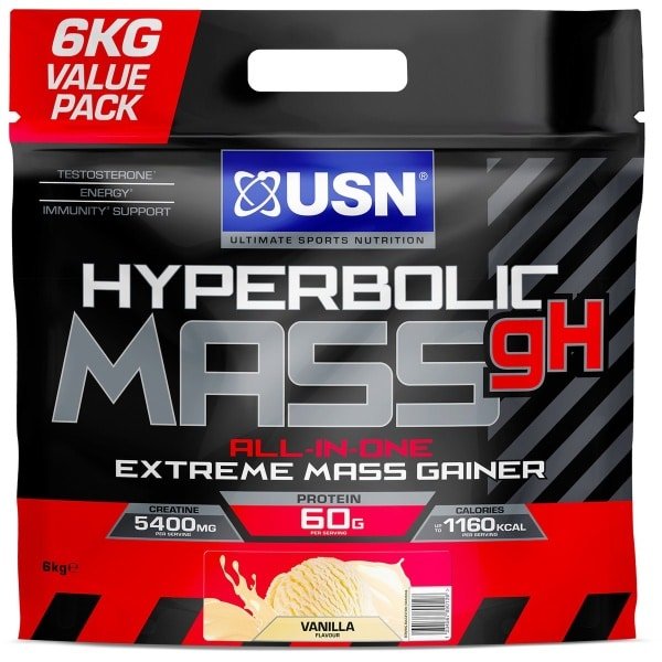 USN Hyperbolic All in One Mass (6000g) Vanilla - Gewichtstoename - Met Creatine