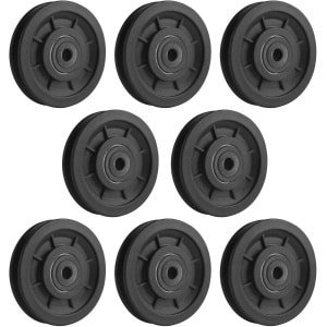 Universele 90 mm Kunststof Katrollen voor Krachttraining - 8 Stuks
