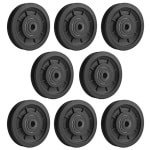 Universele 90 mm Kunststof Katrollen voor Krachttraining - 8 Stuks