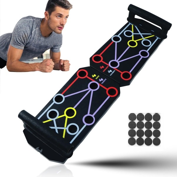 Unyqoos® Opvouwbaar push-upbord voor veelzijdige thuisfitness en krachttraining