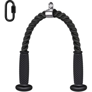 Unyqoos® Robuust Tricepstouw met Zachte Rubber Uiteinden voor Krachttraining en Fitnessstudio's
