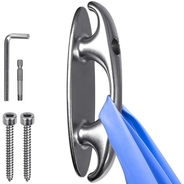 Unyqoos® Roestvrijstalen Muurbevestiging voor Weerstandsbanden en Krachttraining tot 900 kg