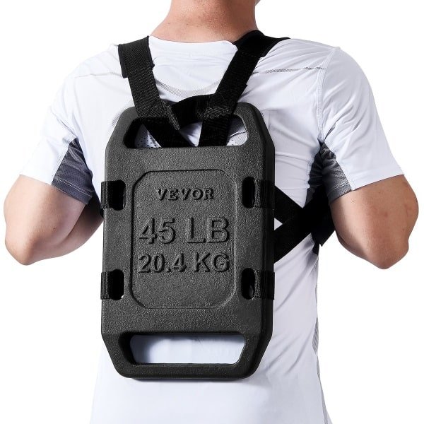 VEVOR Ruck Gewichten Halterplaat Handvat Enkel Gietijzer 20,4 Kg Krachttraining