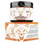 Vegan Potent Pre-Workout 300g - L-Citrulline, Beta-Alanine, Taurine, AstraGin, Panax Notoginseng - 24 Porties, Sinaasappel (Cafeïne Vrij) - Gemaakt in Italië