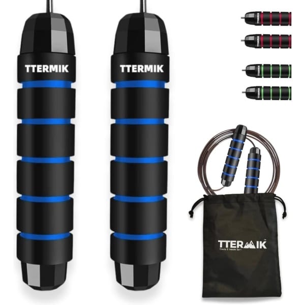 Verstelbaar Crossfit en Fitness Springtouw met Antislip Handgrepen - Lichtgewicht en Duurzaam