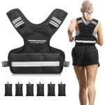 Verstelbaar Gewichtsvest 5-9 kg / 9-14,4 kg met Reflecterende Strepen | Ideaal voor Krachttraining en Joggen | Ademend Ontwerp voor Mannen en Vrouwen
