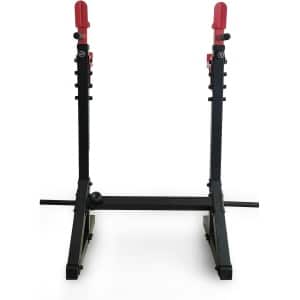 Verstelbaar Multifunctioneel Squat Rek met Dipfunctie voor Krachttraining Thuis