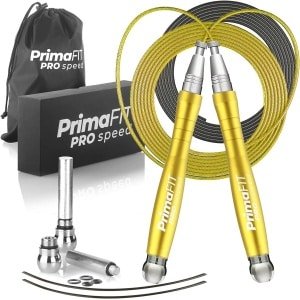 Verstelbaar Springtouw Voor Volwassenen - Gewogen Springtouw voor Fitness en Cardio Training