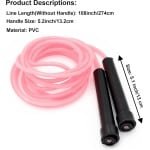 Verstelbaar Springtouw voor Volwassenen - Gewogen Fitness Springtouw voor Cardio, Vetverbranding & Intervaltraining - Ideaal voor Thuis, Sportschool & Buiten - Antislip Handvatten