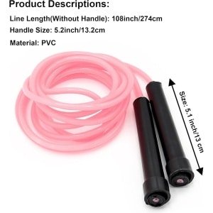 Verstelbaar Springtouw voor Volwassenen - Gewogen Fitness Springtouw voor Cardio, Vetverbranding & Intervaltraining - Ideaal voor Thuis, Sportschool & Buiten - Antislip Handvatten