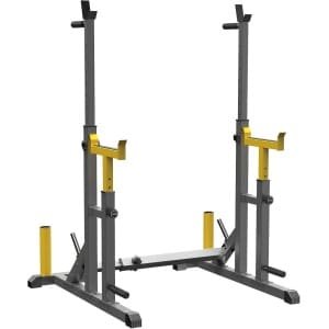Verstelbaar Squat Rack en Halterbank voor Krachttraining