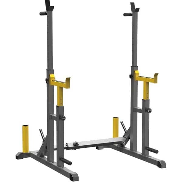 Verstelbaar Squat Rack en Halterbank voor Krachttraining