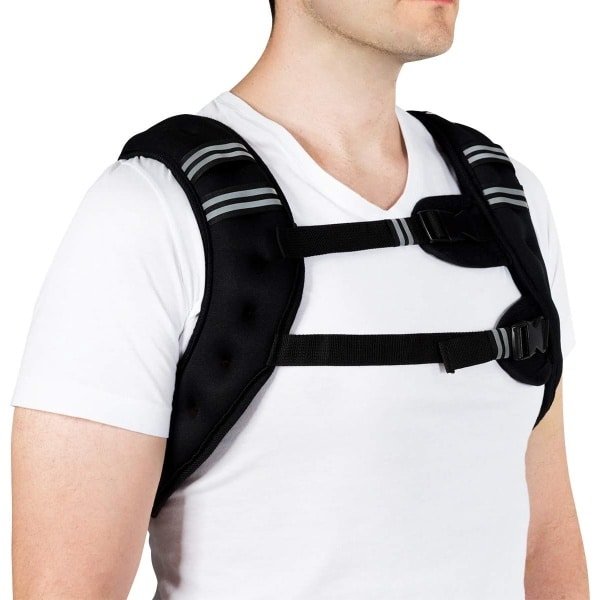 Verstelbaar Trainingsvest 15 KG met IJzerzand Gewichtsvulling voor Fitness, Hardlopen en Krachttraining