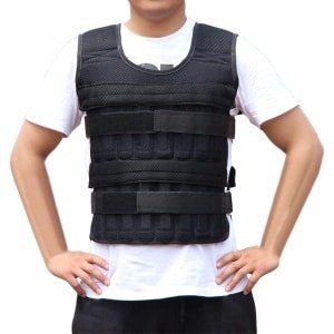 Verstelbaar gewichtsvest 15 kg voor krachttraining en fitness - Unisex - Ideaal voor training - Gewichten niet inbegrepen