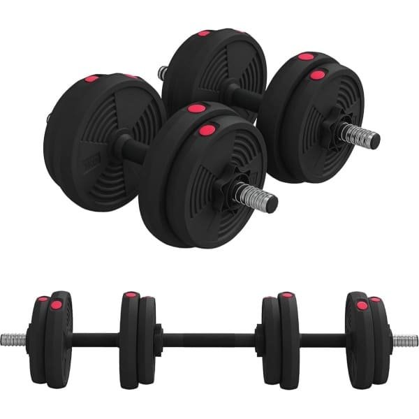 Verstelbare 2-in-1 Halters voor Thuis - Krachttraining en Gewichtheffen met Antislip Handgrepen