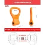 Verstelbare Draagbare Kettlebell Grip voor Reizen Workout - Gym Gewichten Tas Crossfit WOD Bodybuilding - Dumbells Klemmen verstelbare kettlebell