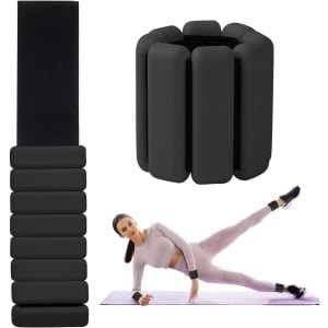 Verstelbare Enkel- en Polsgewichten Set 2x (Zwart) voor Fitness en Krachttraining