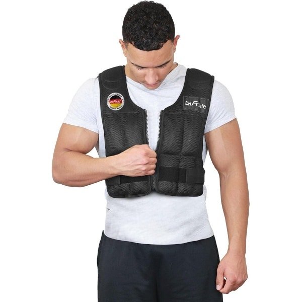Verstelbare Gewichtsvest 10 kg / 20 kg / 30 kg voor Spieropbouw en Krachttraining | Fitness Vest voor Hardlopen