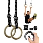 Verstelbare Gymnastiek Ringen met Snelsluiting - Houten Ringen voor Calisthenics, Crossfit en Fitness