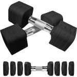 Verstelbare Halterset 10 kg - 4-in-1 Vrije Gewichtenset voor Krachttraining Thuis