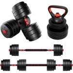 Verstelbare Halterset 40 kg - 4-in-1 Krachttraining Gewichten voor Thuis