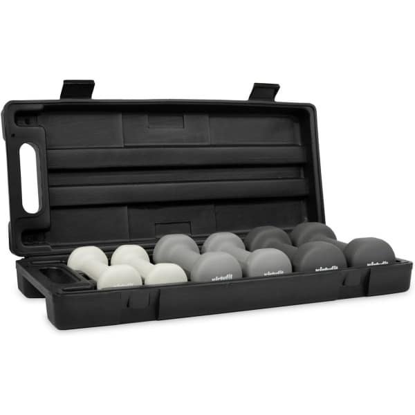 Verstelbare Halterset met Koffer voor Krachttraining