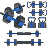 Verstelbare Haltersets met Vrije Gewichten voor Thuisgym - Ideaal voor Krachttraining