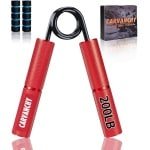 Verstelbare Hand- en Polstijver: Krachttrainer voor Onderarm, Grip & Vingers (Max 200 LBS)