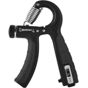 Verstelbare Handtrainer met Teller - Krachttrainer voor Pols, Vingers en Onderarm, 5-60 kg Weerstand