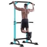 Verstelbare Power Tower Optrekstang voor Thuis en Fitness - Krachttraining en Dips