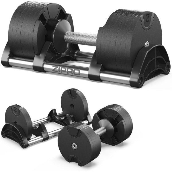 Verstelbare Ronde Halters voor Thuis Krachttraining - Antislip en Veilig Gewichtssysteem