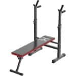 Verstelbare Trainingsbank 4-in-1 met Dip Station - Opvouwbaar en Heavy Duty voor Krachttraining Thuis