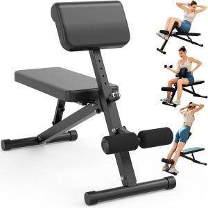Verstelbare Trainingsbank Inklapbaar voor Krachttraining en Full Body Workout