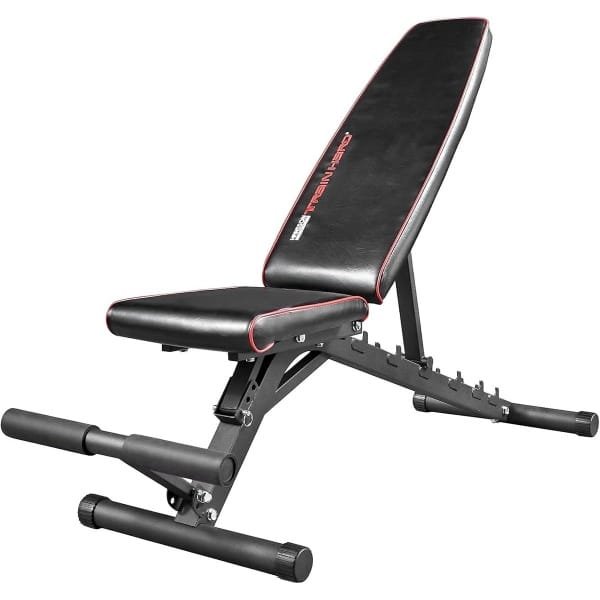 Verstelbare Trainingsbank met Beensteun voor Fitness en Krachttraining - Incline en Decline Mogelijk