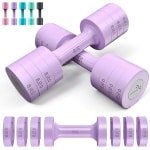 Verstelbare halters handgewichten set 2-8 kg snel aanpassen halter gewicht - voor thuis gym workout - krachttraining voor vrouwen en mannen verstelbare kettlebell